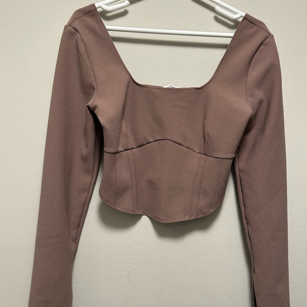 Abercrombie & Fitch Long Sleeve Blouse